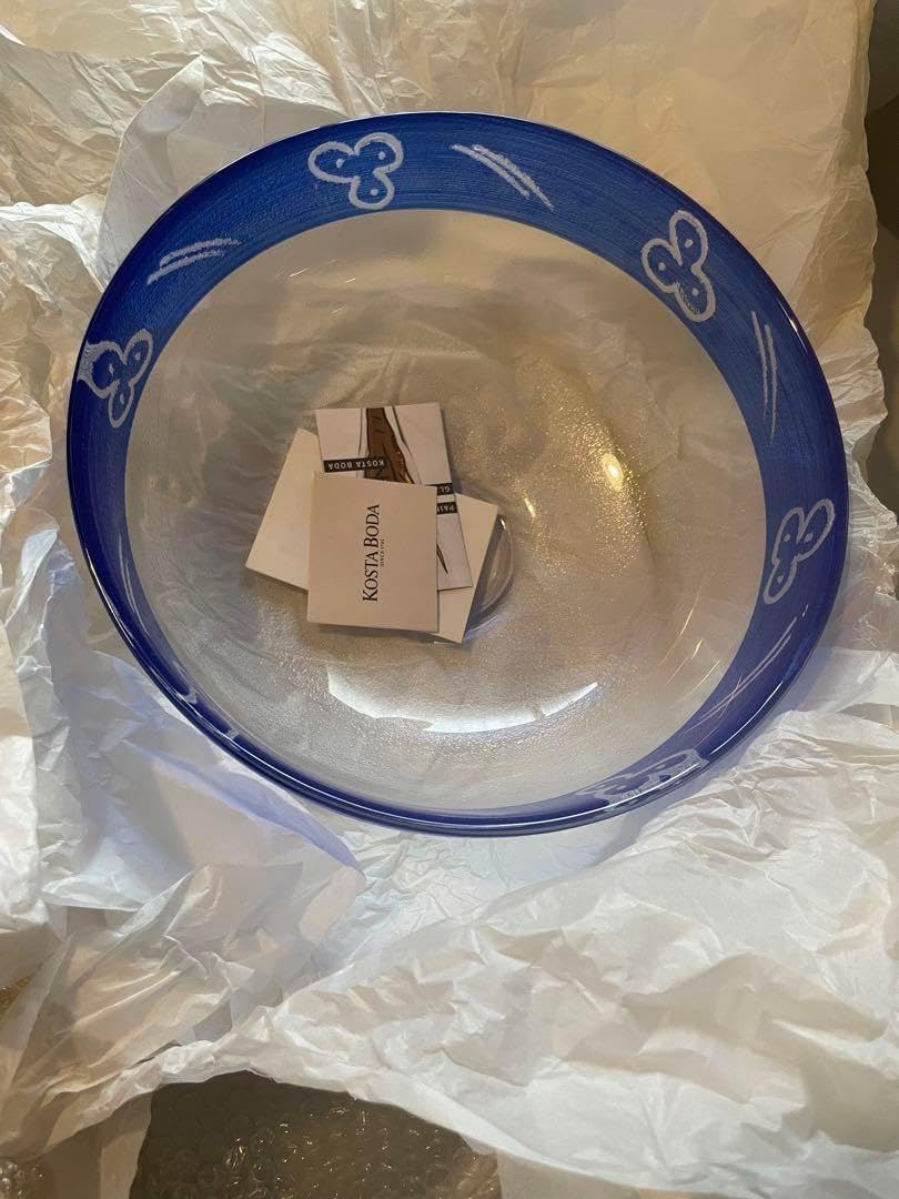 北欧 KOSTA BODA コスタボダ ガラス器 花器 ガラスボウル 28.5㎝ガラス