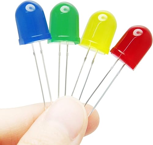 Miniatura 7 de Gikfun - Lámpara LED de diodos emisores de 0.394in, luz difusa F10 redonda LED para Arduino (paquete de 20 unidades) AE1258