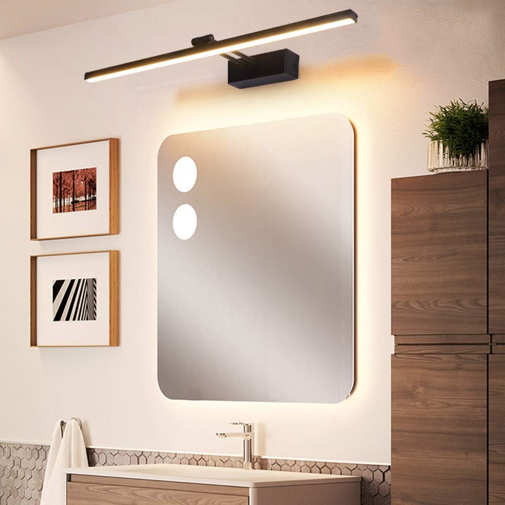 Lampada da parete a LED c/luce frontale a specchio 50-80 cm, 3 colori(Neutral Light,50CM)