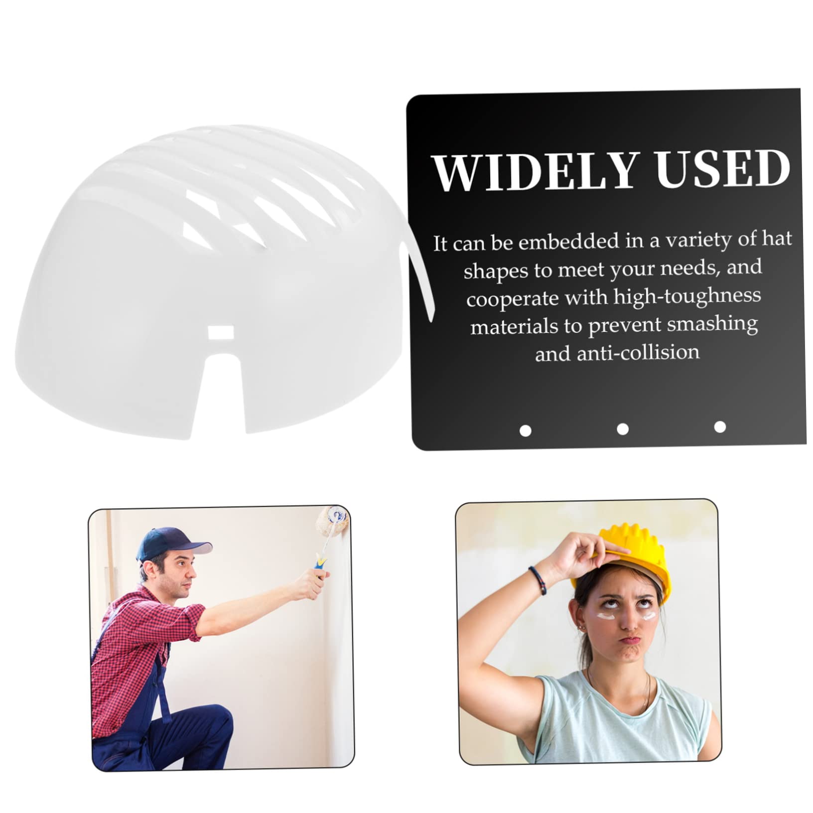 Mikikit 4stücke Bump Cap Insert Für Kopfschutz Atmungsaktiver Inneneinsatz Für Baseballmützen Und Sicherheitshelme Für BAU Und Wartungsarbeiten Schutz Vor Stößen Und Verletzungen