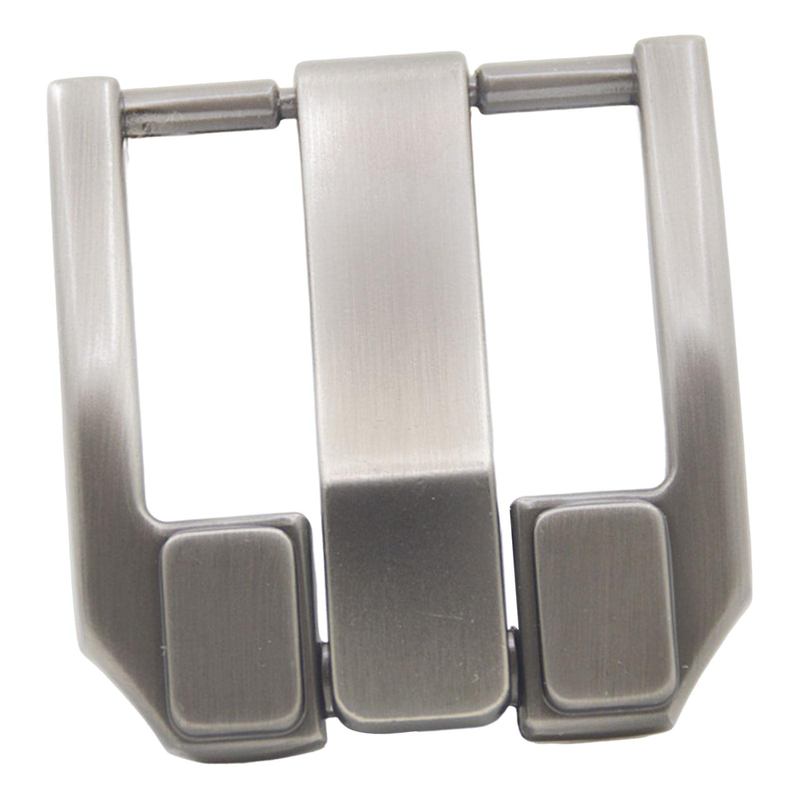 merishopp Belt Buckle Replacement Silver Women Men Alloy Heavy Duty Rectangular 1.5"-picture-45