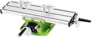 JOIKIT 12.2 Inch Mini Milling Machine Worktable, Compound Drilling Slide Table, Multifunction Worktable, Drill Vise Fixture Adjustment Worktable for Bench Drill