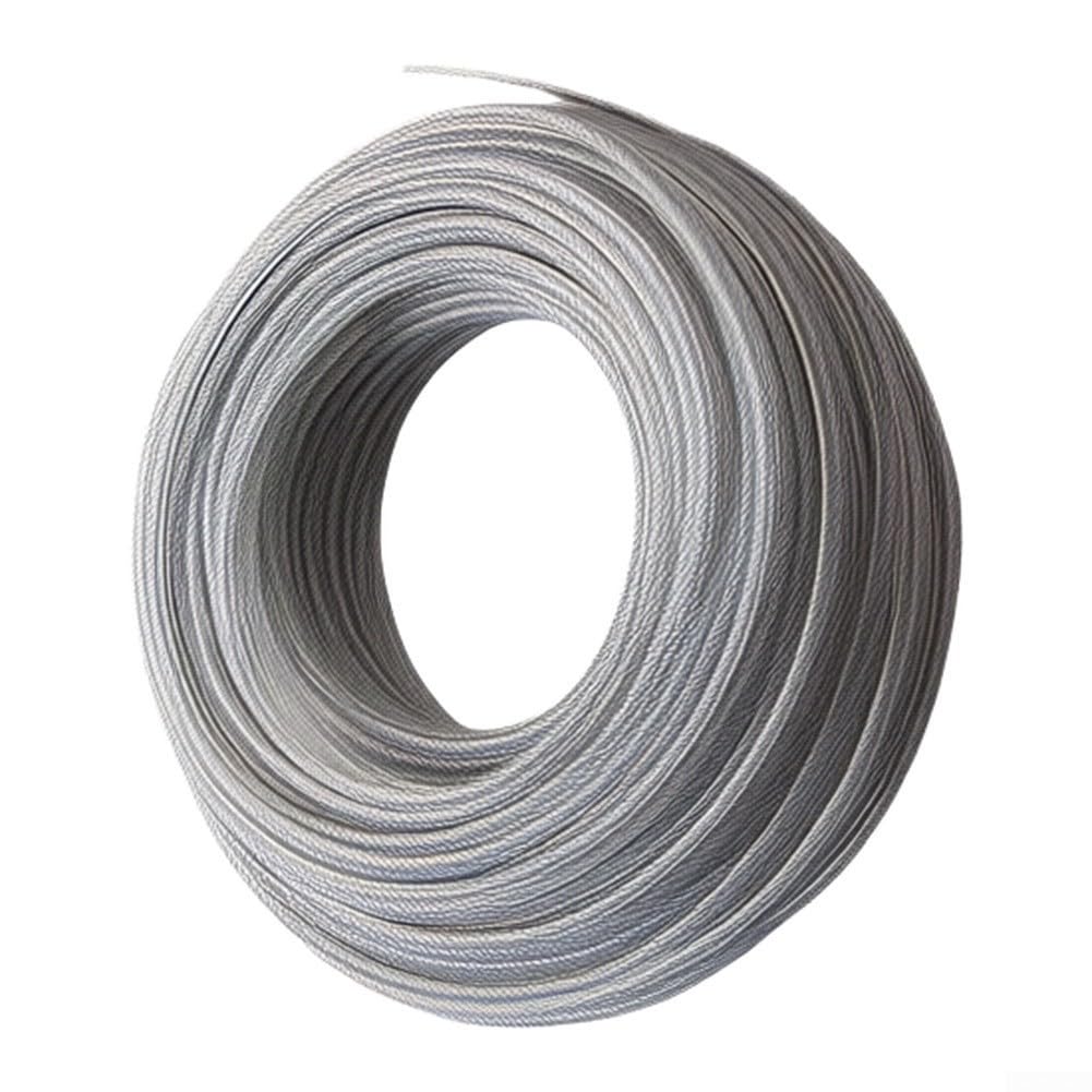 Hilo de Nylon y para acero 2mm para Desbrozadora Hilo de Nylon(15M)