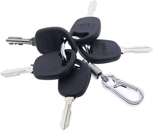 Miniatura 4 de ZTUOAUMA 5 llaves de encendido AM131946 AM135345 M153650 GY20680 GX24332 para John Deere D100 D105 D110 D120 D130 D140 D150 D155 D160 D110 D130 D140
