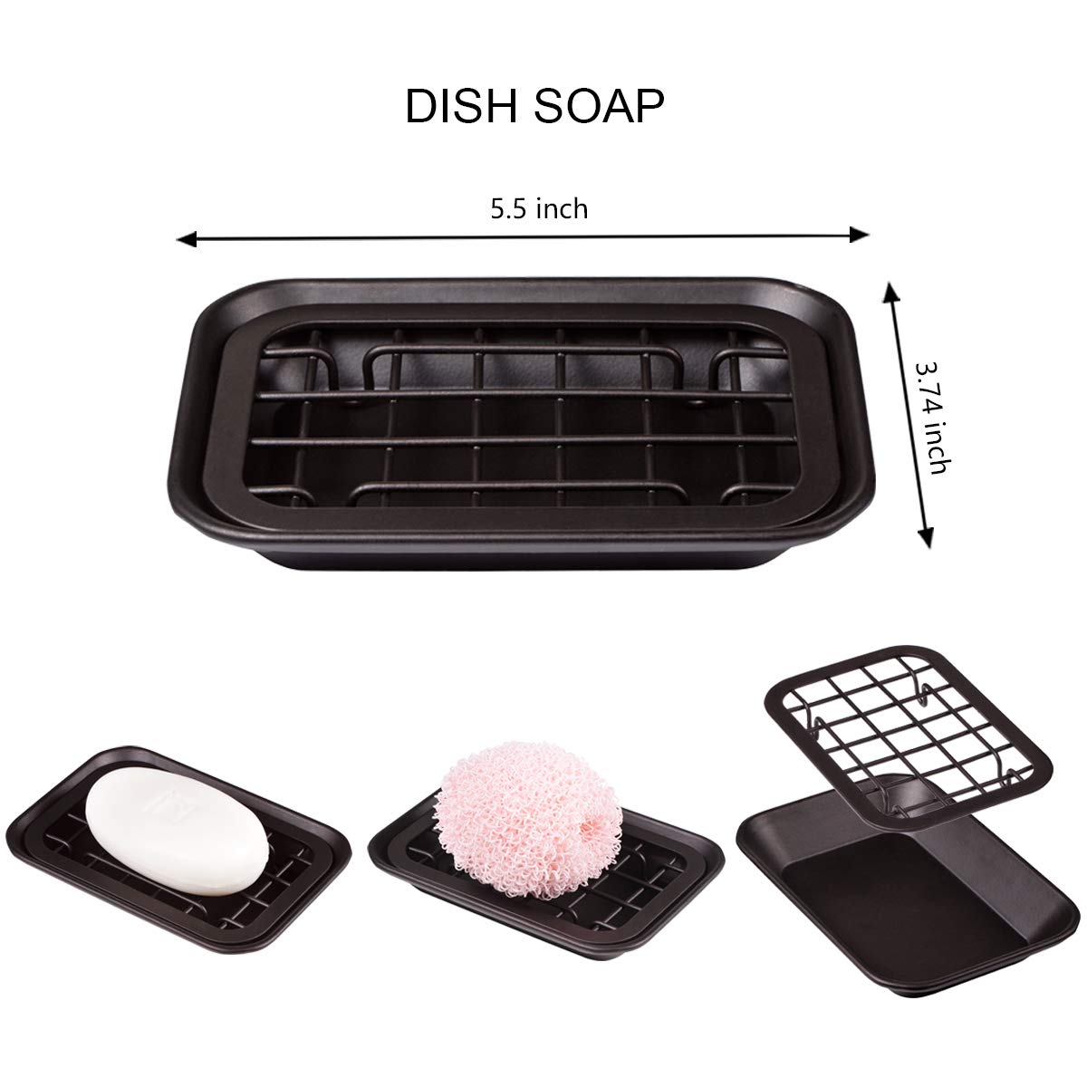 . - Conjunto de accesorios para baño de frascos Mason, juego de 6 unidades. 7