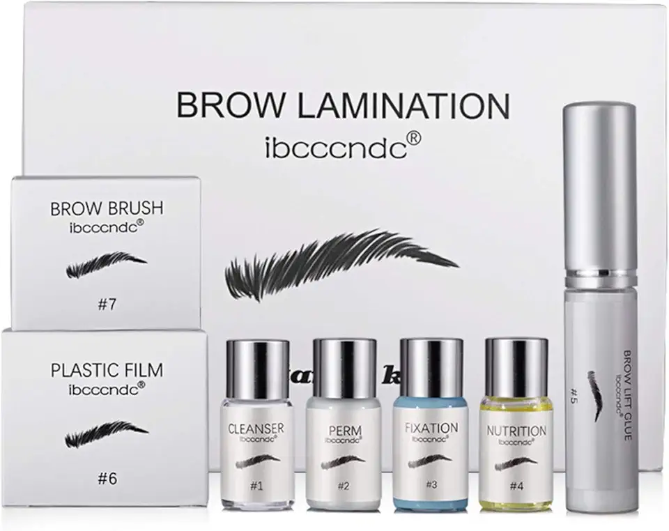 Brow Lift Kit Eyebrow Lamination Kit Brow Perm Kit DIY Eyebrows Lifting Styling Kit for Beautiful Eyebrows Long-lasting for Salon & Home Use