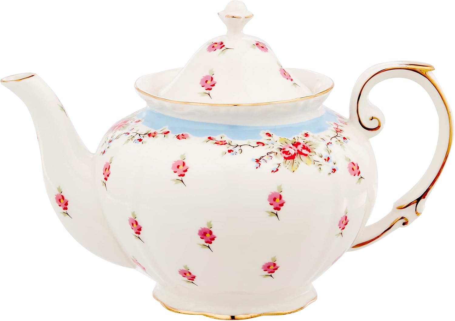 Bеѕt Cуbеr Mоndау 🔥 Gracie China by Coastline Imports Vintage Blue Rose Porcelain 11-Piece Tea Set, Blue Exсluѕіvе Gracie China by Coastline Imports Vintage Blue Rose Porcelain 11-Piece Tea Set, Blue
