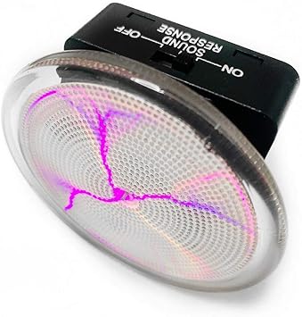 ausuky Mini Pocket Plasma Disk Sensor Lighting Plate Home Disco Party Decor Pink