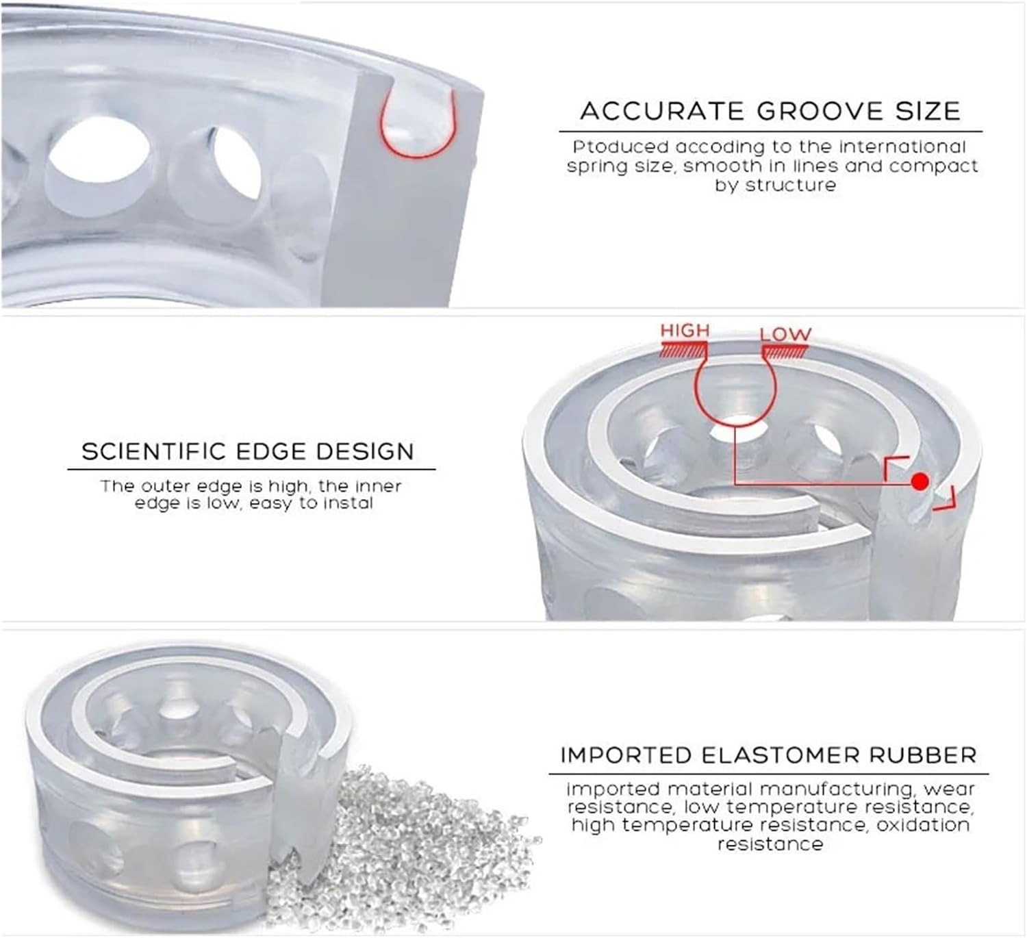 Rubber shock absorber 2pcs Car Shock Absorber Spring Bumper Power Auto-buffers Cushion Avtobafery Car Accessories Universal A B C D E F A+ B+ Universal(F)