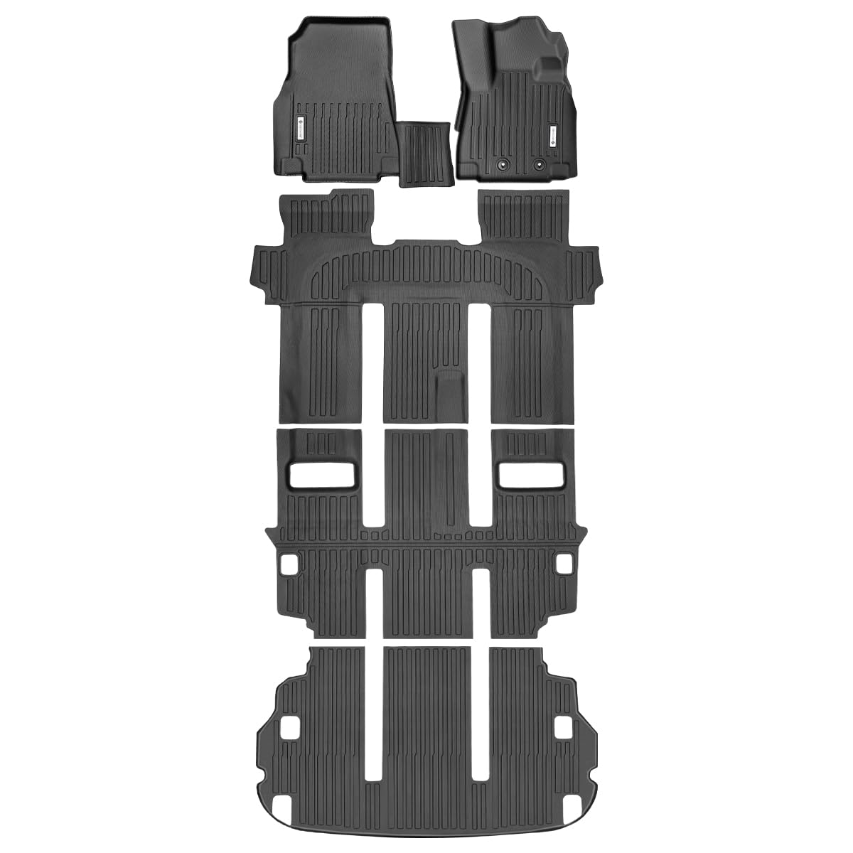 Amazon | SHINOBI 3Dフロアマット デリカD:5 CV1W フロント セカンド