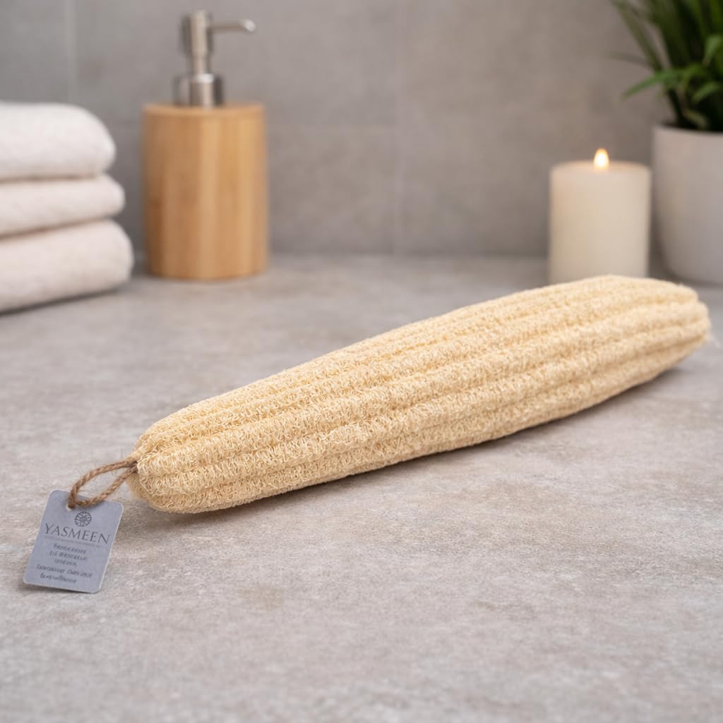 Naturalna gąbka do mycia, gąbka do kąpieli z trukwy (50-60 cm)