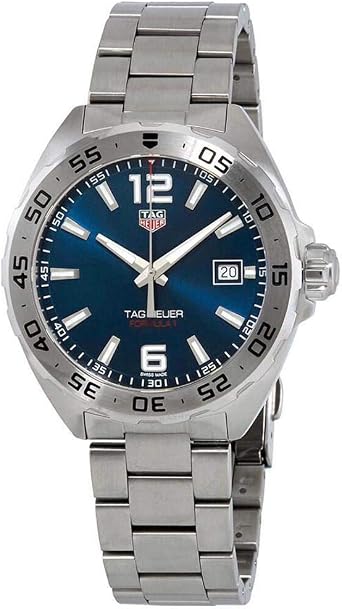 Orologio in Acciaio Sportivo da Uomo Tag Heuer Formula 1 Quarzo 200 metri -  Cassa ∅41 mm - Ghiera unidirezionale - Quadrante Blu con data - Nuovo  Originale con scatola e garanzia ufficiale 24 mesi - : Amazon.it: Orologi