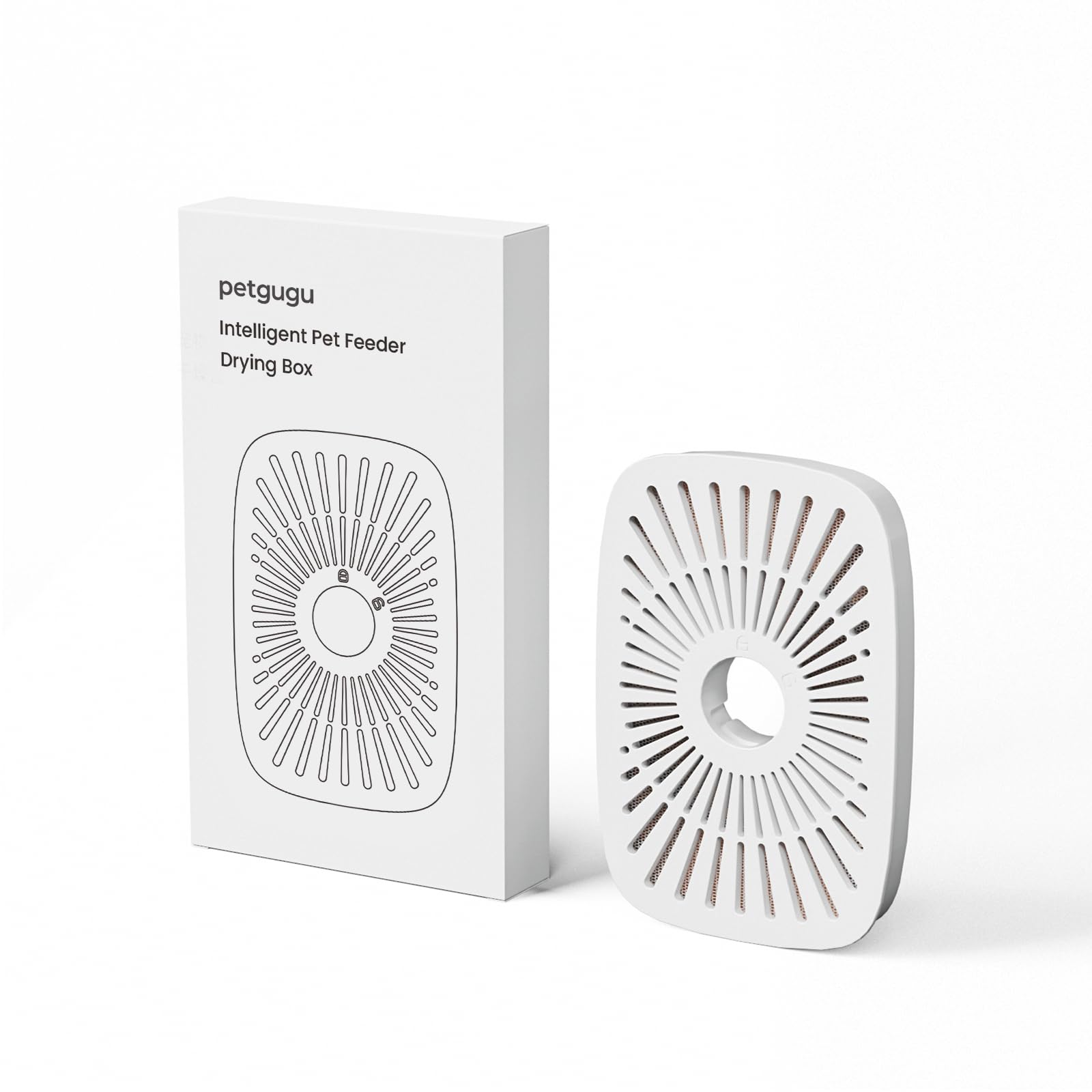 PETGUGU Desiccant Box for PF2 Automatic Cat Feeder – Moisture-Absorbing Food Storage Dehumidifier, Easy to Install, 1-Pack