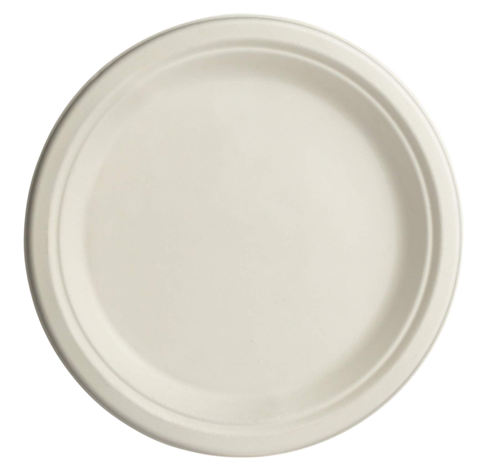 brheez 7 in. Disposable Plates Paper Plates Alternative Compostable Plates and 8 Ounce Disposable Bowls Heavy Duty [Pack of 60] Eco-Friendly 100% Natural Sugarcane Bagasse Fiber Biodegradable