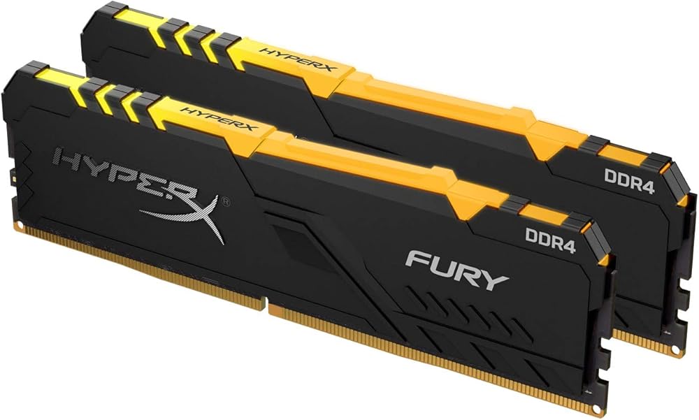 HyperX Fury RGB, 16GB (2 x 8GB) DDR4-3600MHz RGB CL17 Desktop Memory with Infrared Sync Technology thumbnail 2