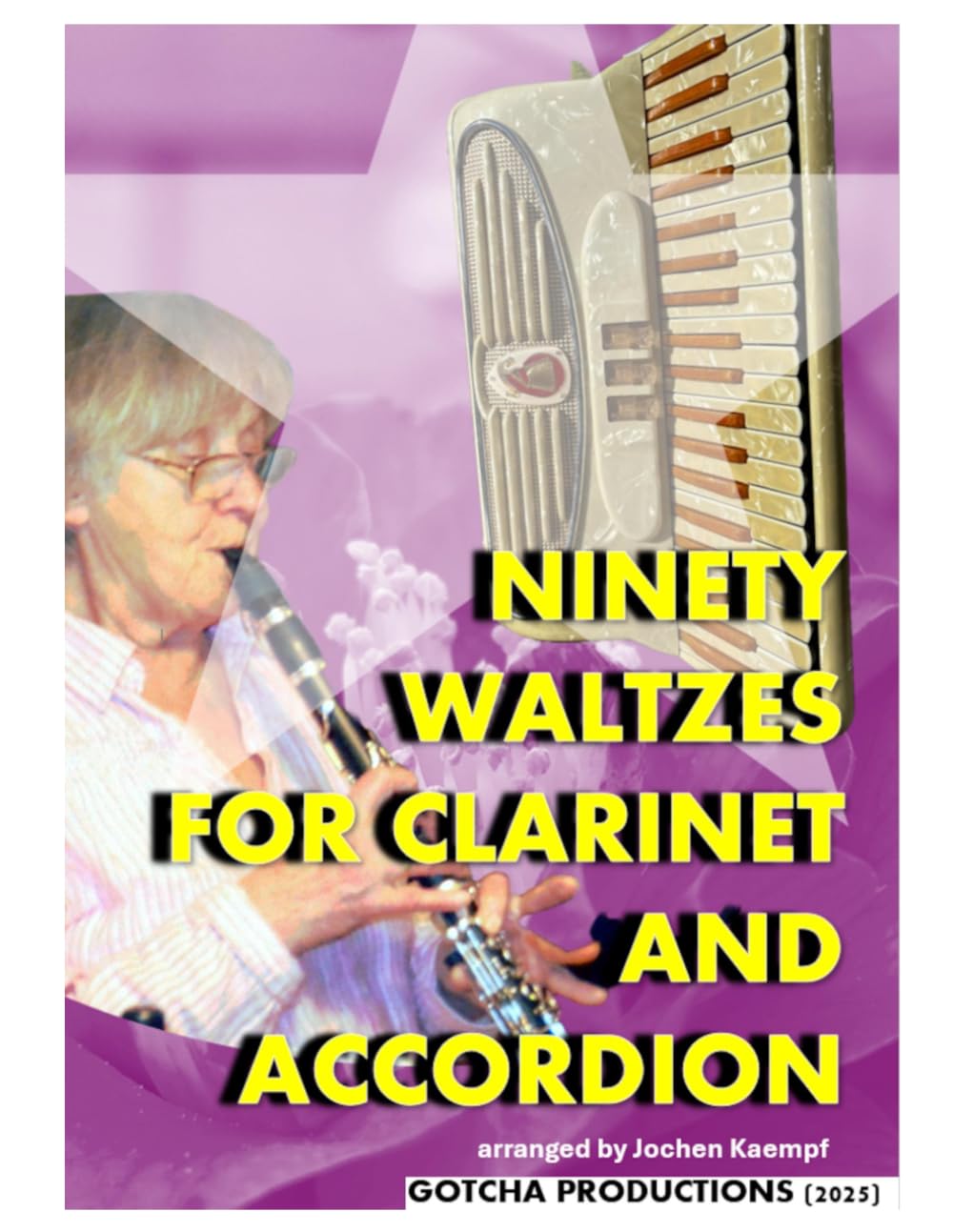 Ninety Waltzes for Clarinet and Accordion (Sheet Music for the Piano Accordion)