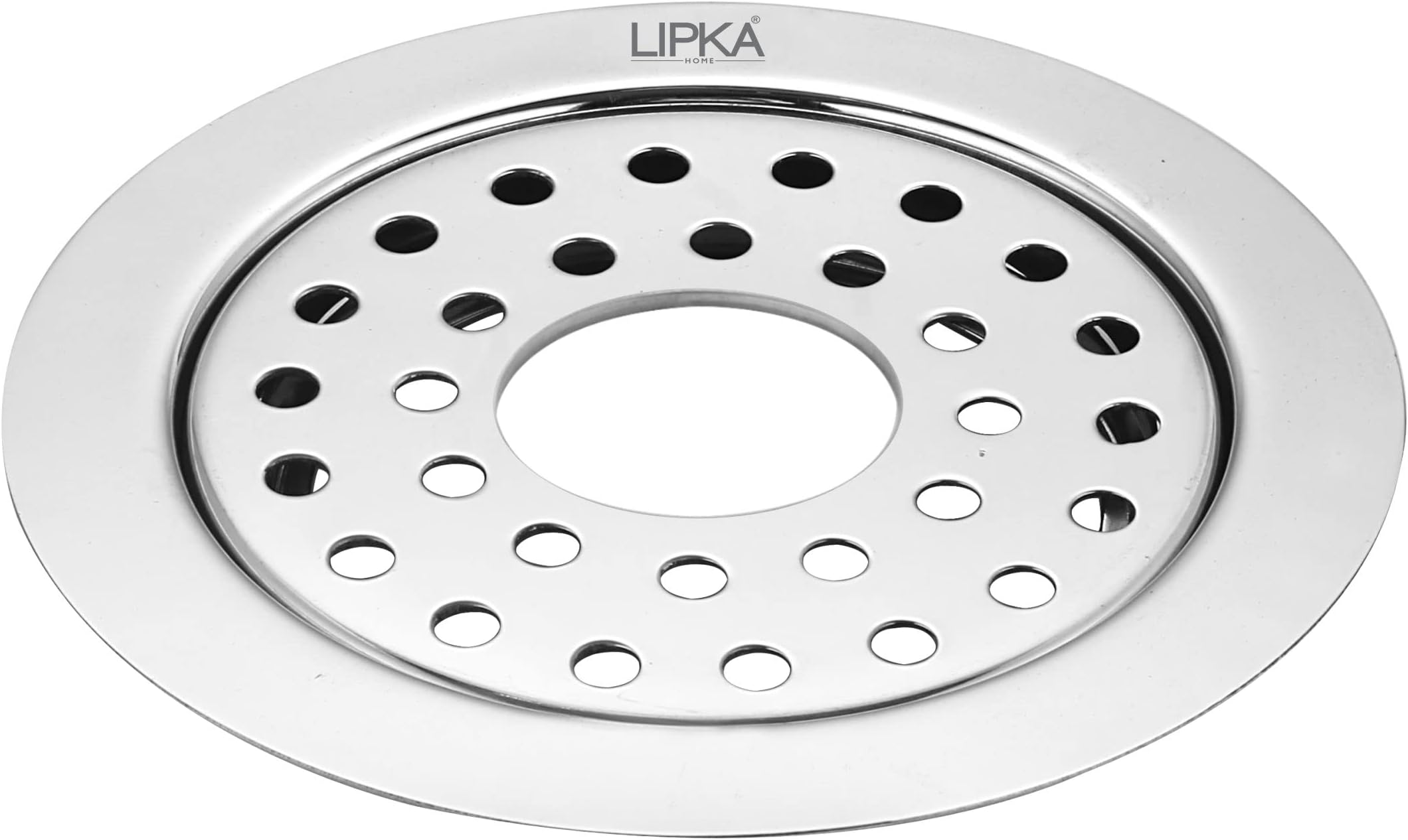 Pack of 2 YU Round Floor Drain |Premium Stainless Steel|5 Inches|with Hole|