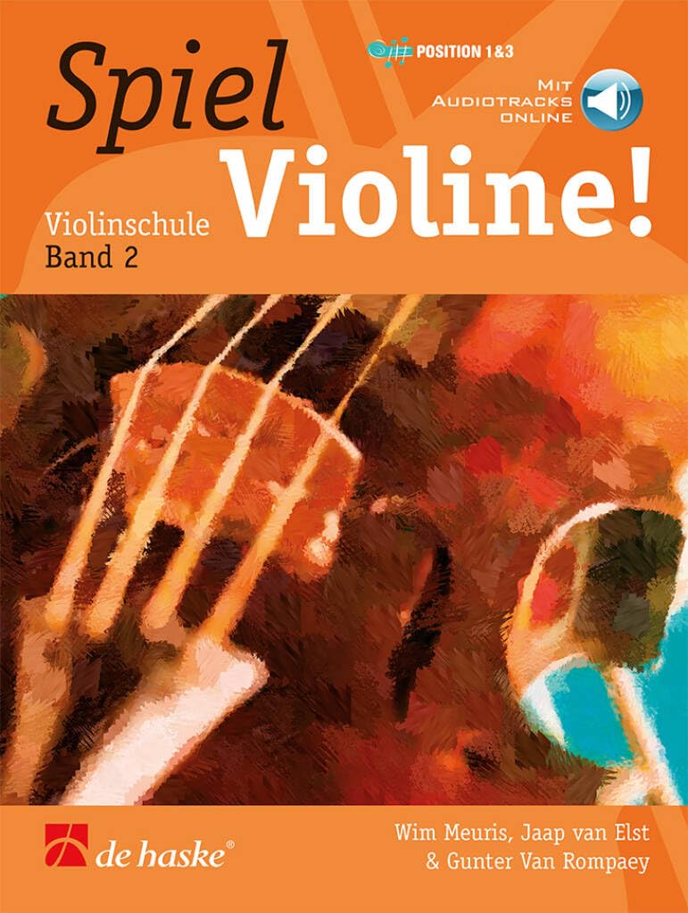 Komplettset: Spiel Violine! Band 1, Band 2 und Band 3 — Gunter Van Rompaey — De Haske + Soundman-Notenheft + 2 Musikbleistifte