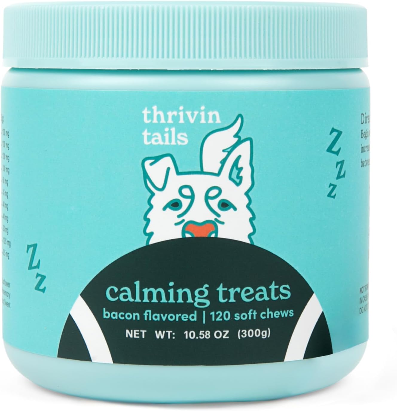 Thrivin Tails Dog Calming Chews Dog Anxiety Relief Dog