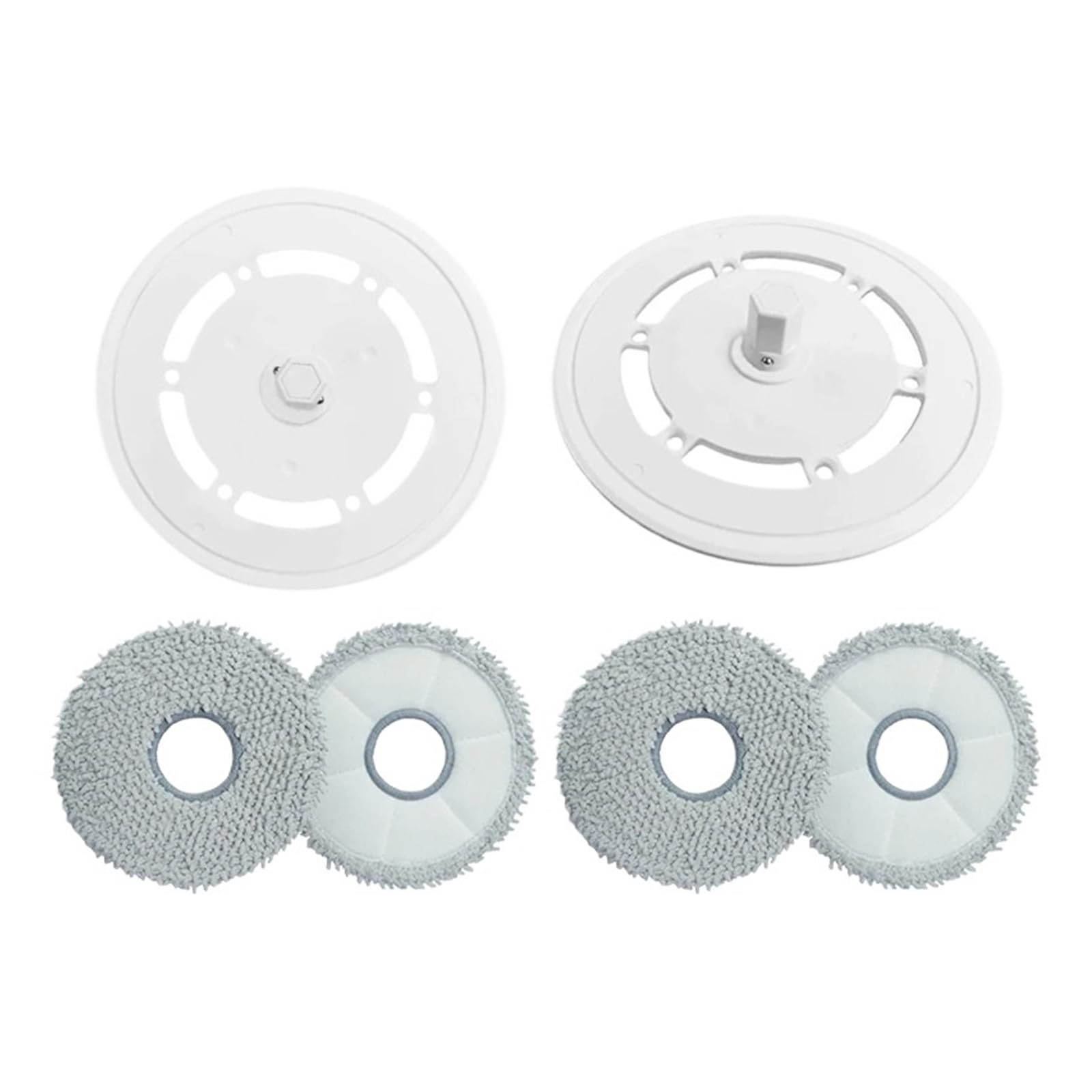 EEZII Mop Brackets Kit Mopping Plate Mop Cloth Mount Carpet Auto Lift Replace Robot Cleaer Spare，compatible For Ecovacs，compatible For Deebot，T20 OMNI/T20 Pro