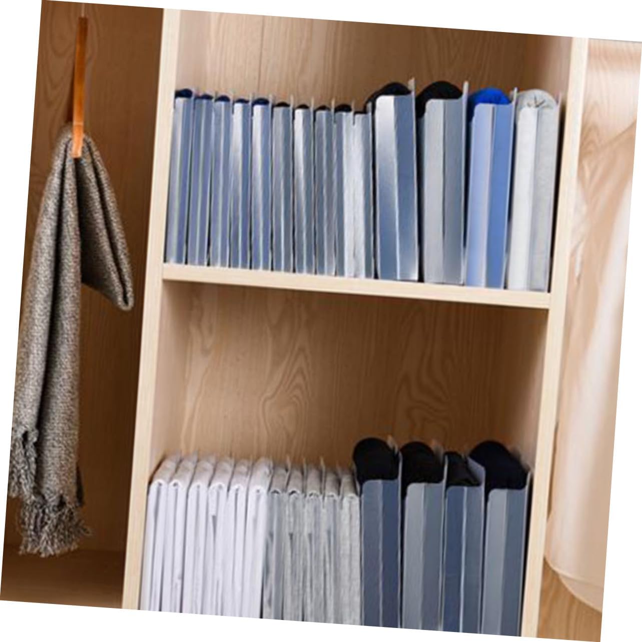5pcs Lazy Folding Board Multi-function Closet Organizer Shirts Shirts and Pants Space Saving Storage Small Material to Prevent Wrinkles and Clutter