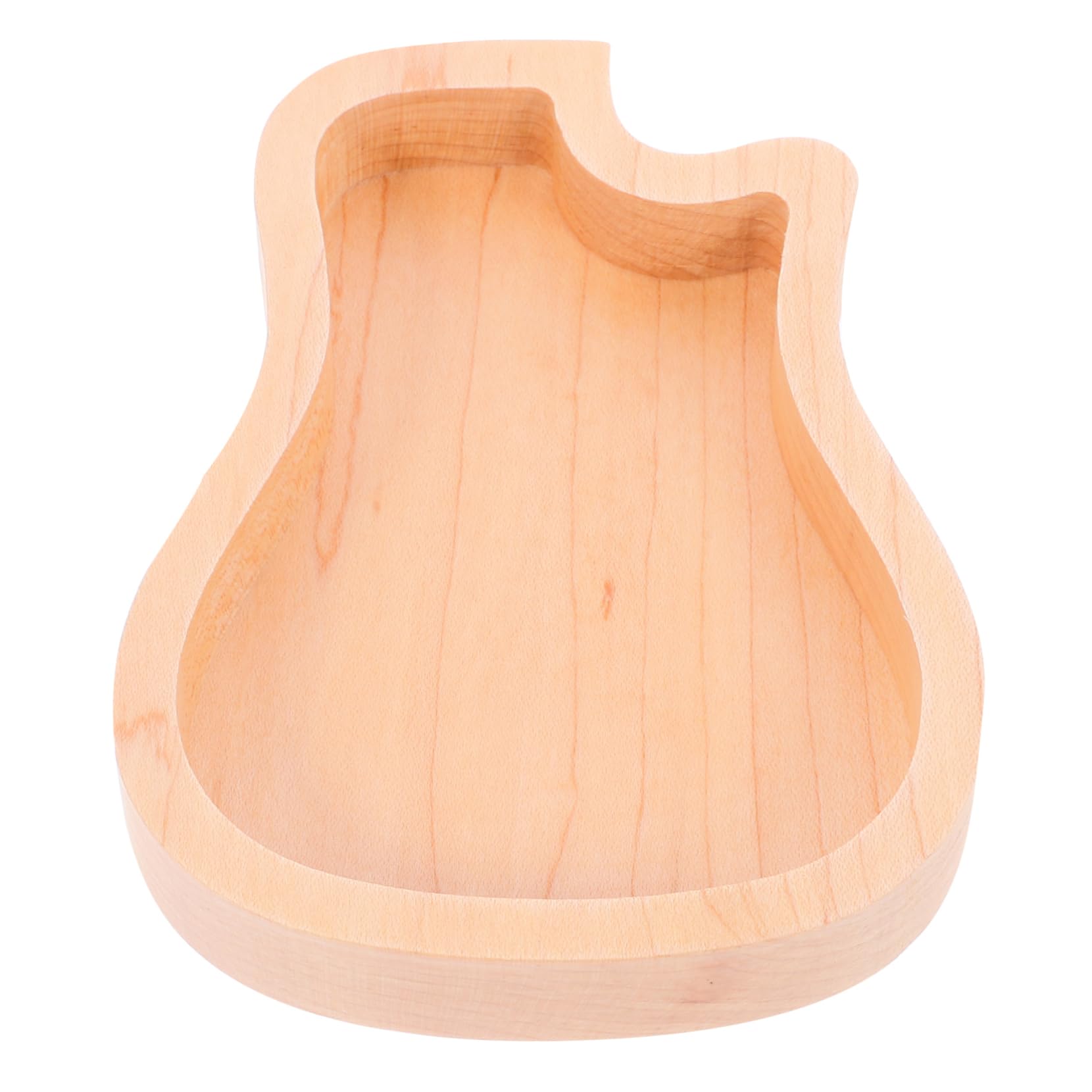 Yardwe 4 Stück Gitarren aus Ahornholz Praktische Aufbewahrung für Gitarrenplektren Tragbar und Leicht für Musiker mit Ausreichendem Platz für Verschiedene Picks und Zubehör