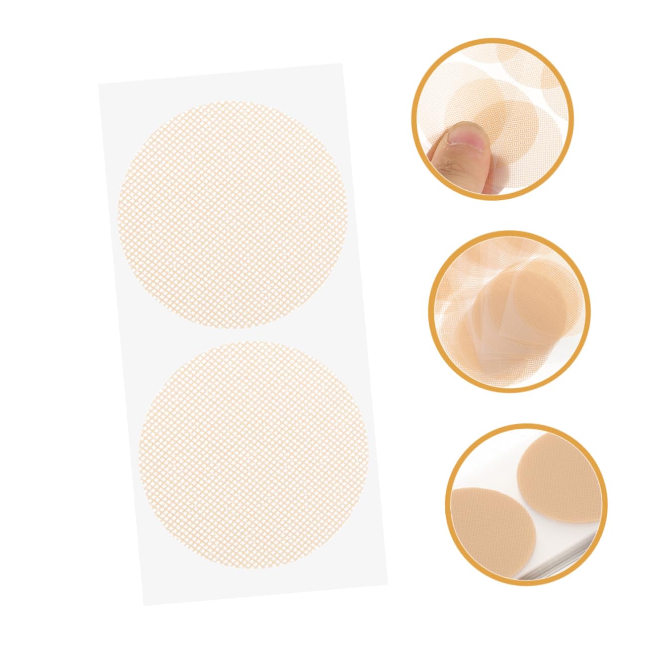 Mipcase 2sets Male Patch Guards for Disposable Portable Patches Comfortable and Breathable Stickers 100pairs*2