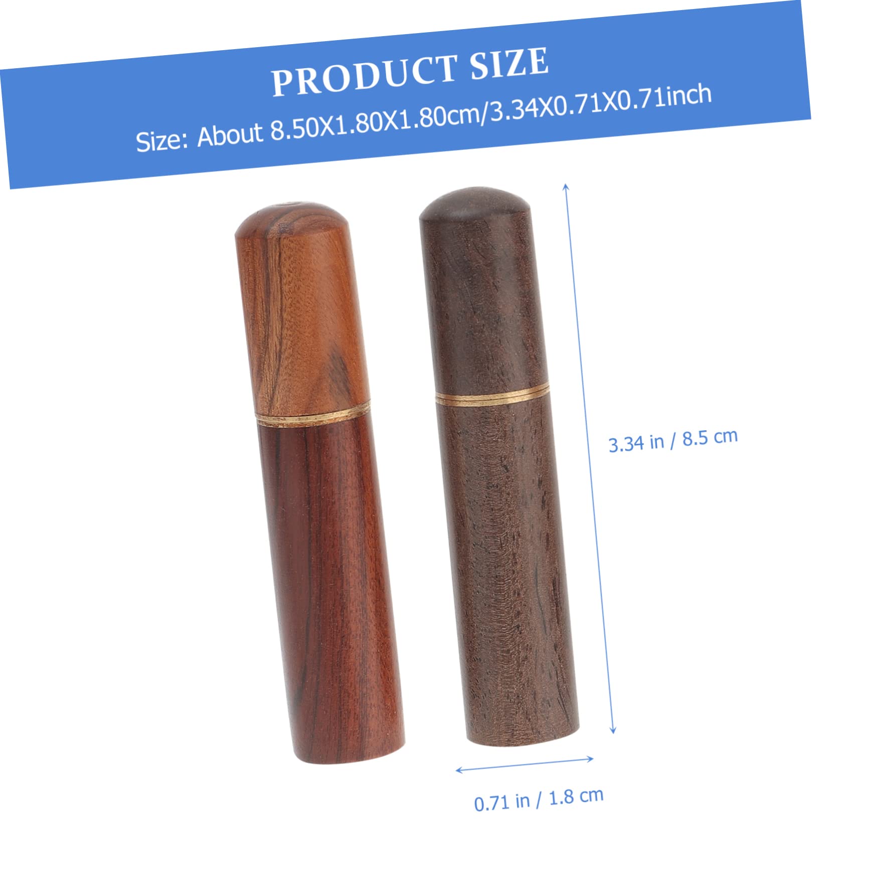 HOMSFOU 4pcs Boxes Wooden Sewing Needle Storage Cases Portable Multi Functional Sewing Box for Needles and Tools Hand Held Design Lightweight and Safe for Home Use