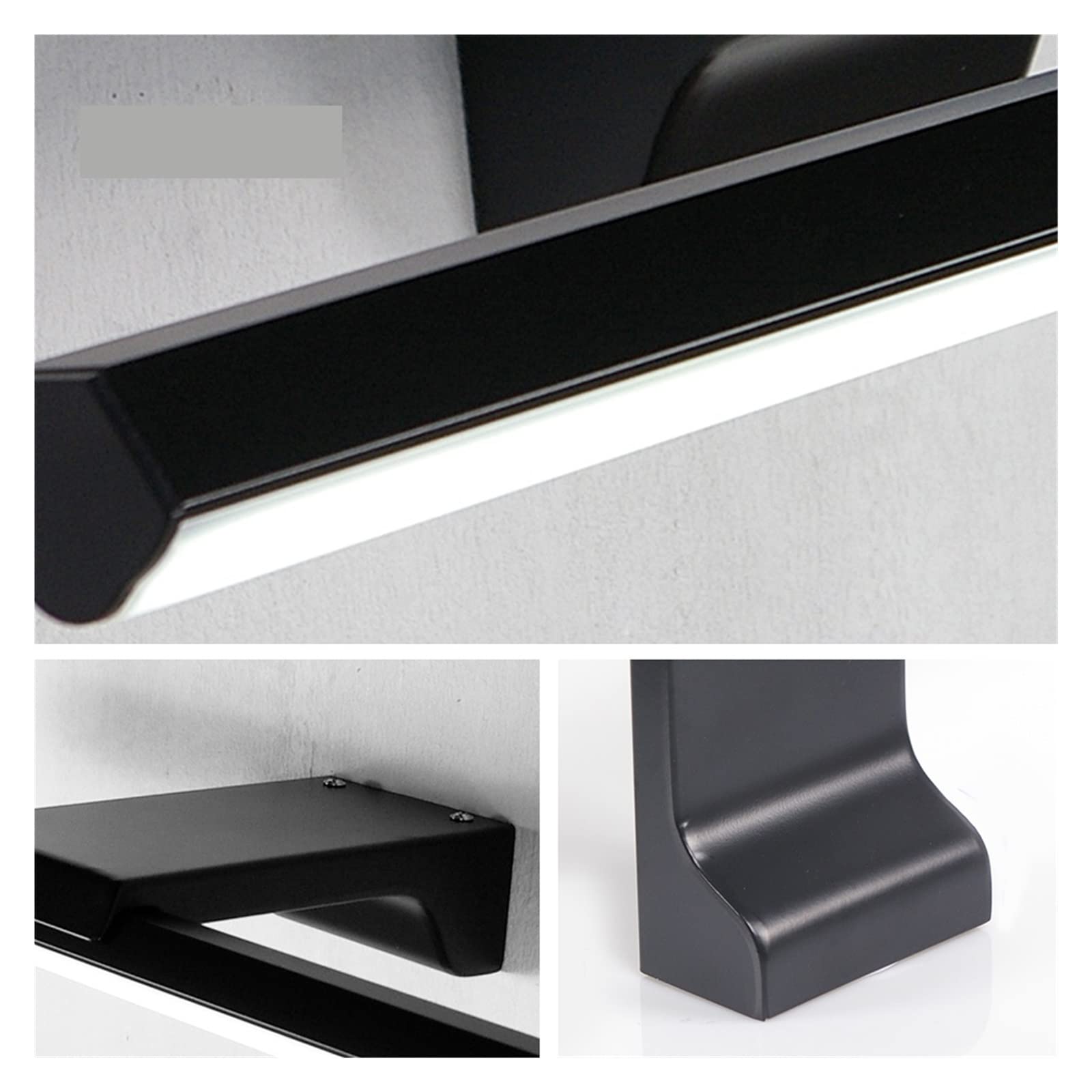 OśWietlenie ObrazóW Na śCianę, Nowoczesna lampa ścienna Led do domu lampy łazienkowe Vanity Lights czarny biały ściemnialny kinkiet lampa wewnętrzna ściana oprawa oświetleniowa Bezprzewodowe Kinkiety
