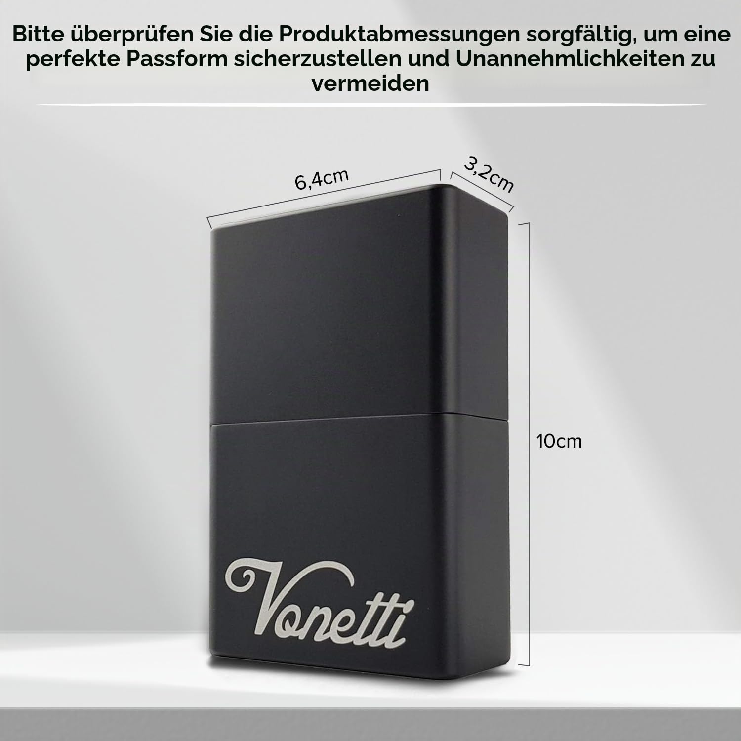 VONETTI Grande - Keyless Go Schutz, Autoschlüssel Box, RFID Blocker Autoschlüssel, Keyless Box, Keyless Go Schutz