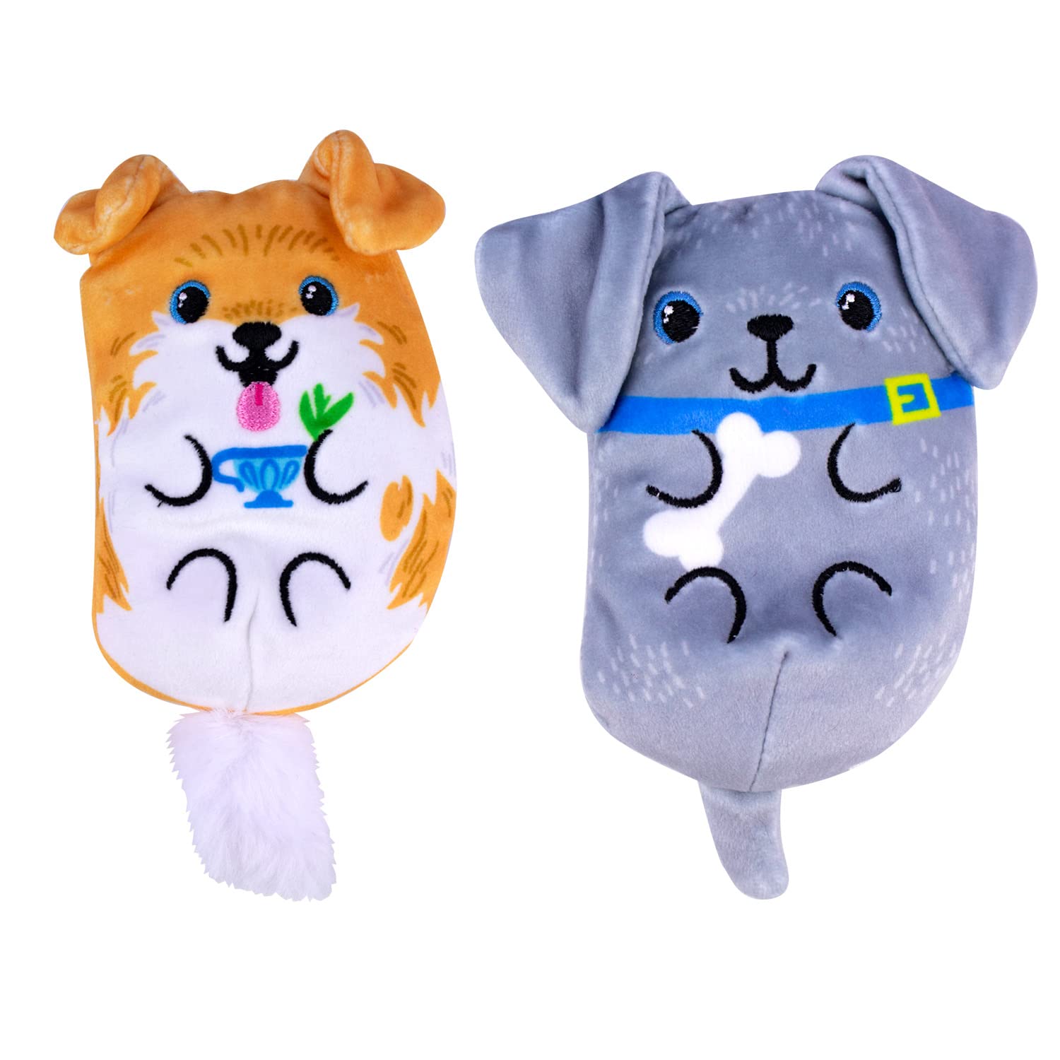 Dogs Vs Squirls - Hazel & Brenda - 2-Pack - 4\" Exclusive Squishy...