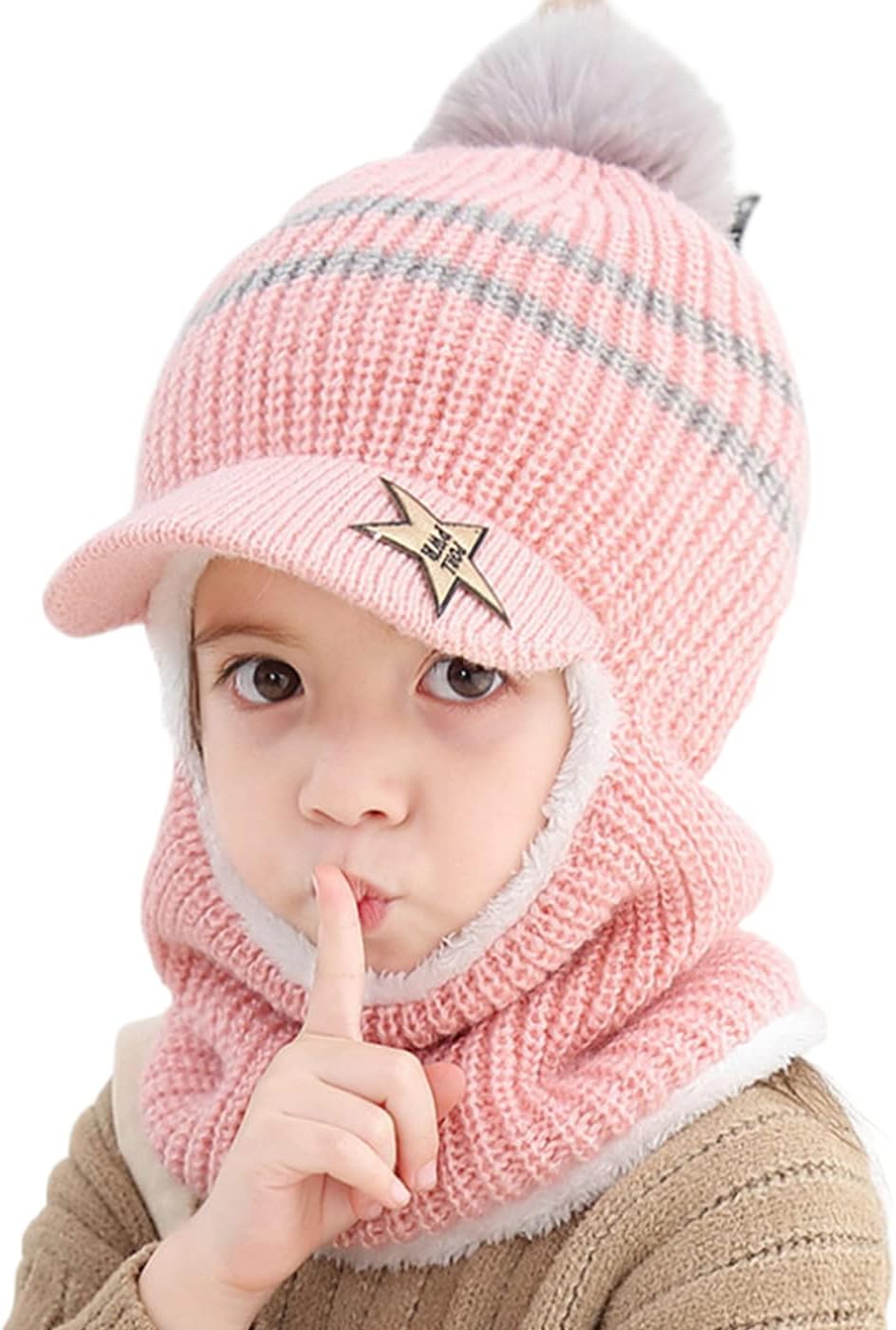 Kaufen Sie Angels by Accessorize – flauschige Chullo-Mütze für den Winter aus Kunstfell mit Katzenmotiv für Mädchen bei Deutschland