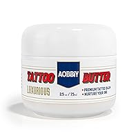 Vista 1 de AOBBIY Cuidado posterior del tatuaje bálsamo para tatuajes - ungüento de cuidado posterior para tatuajes - Mantequilla de tatuaje premium - Loción