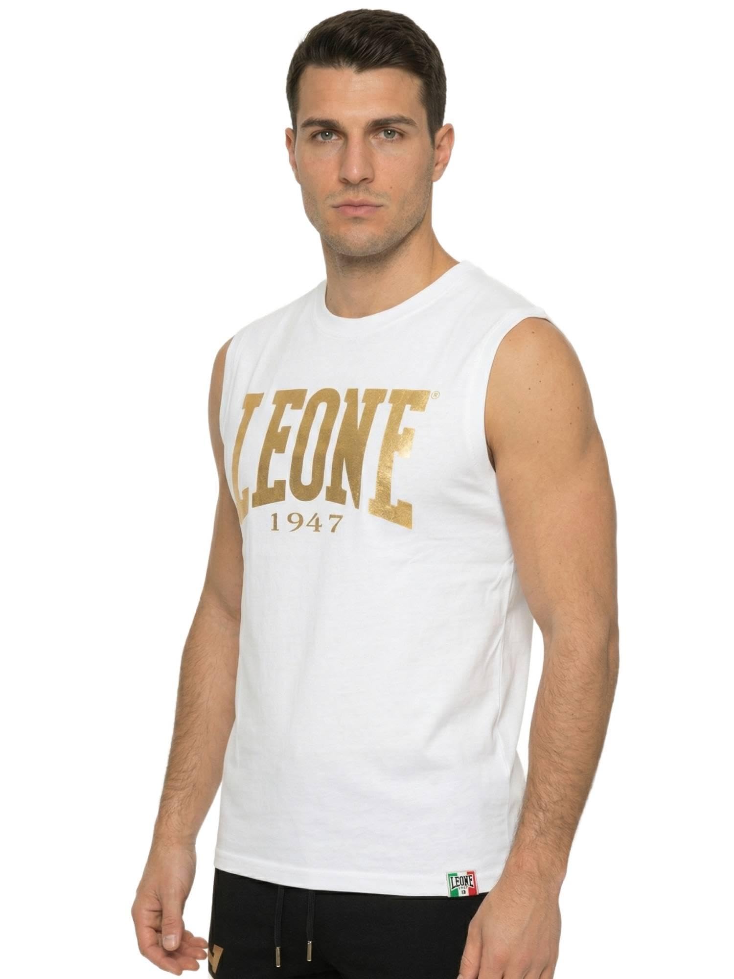 Camiseta sin Mangas Dorada para Hombre