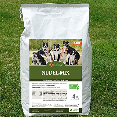 4 kg LuCano Nudel - Mix | Barf Ergänzungsfutter für Hunde