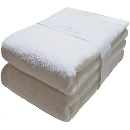 Amazon 今治タオル バスタオル 大判 Luxury Pro ラグジュアリー プロ ホテルのタオルような質感でしっかりとした厚み プロ仕様の耐久性 2枚セット バスタオル ホーム キッチン オンライン通販