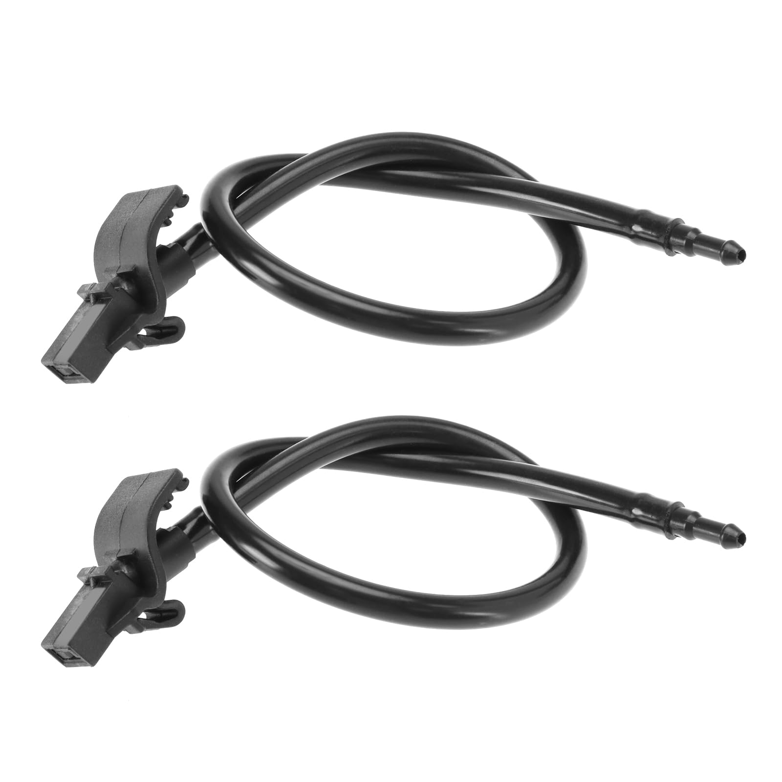 ECSiNG 1 Pair Windshield Washer Jet With Tube Compatible with Ford Kuga Mk2 2016-2020 Wiper Nozzle 2018769 Automotive Replacement Parts