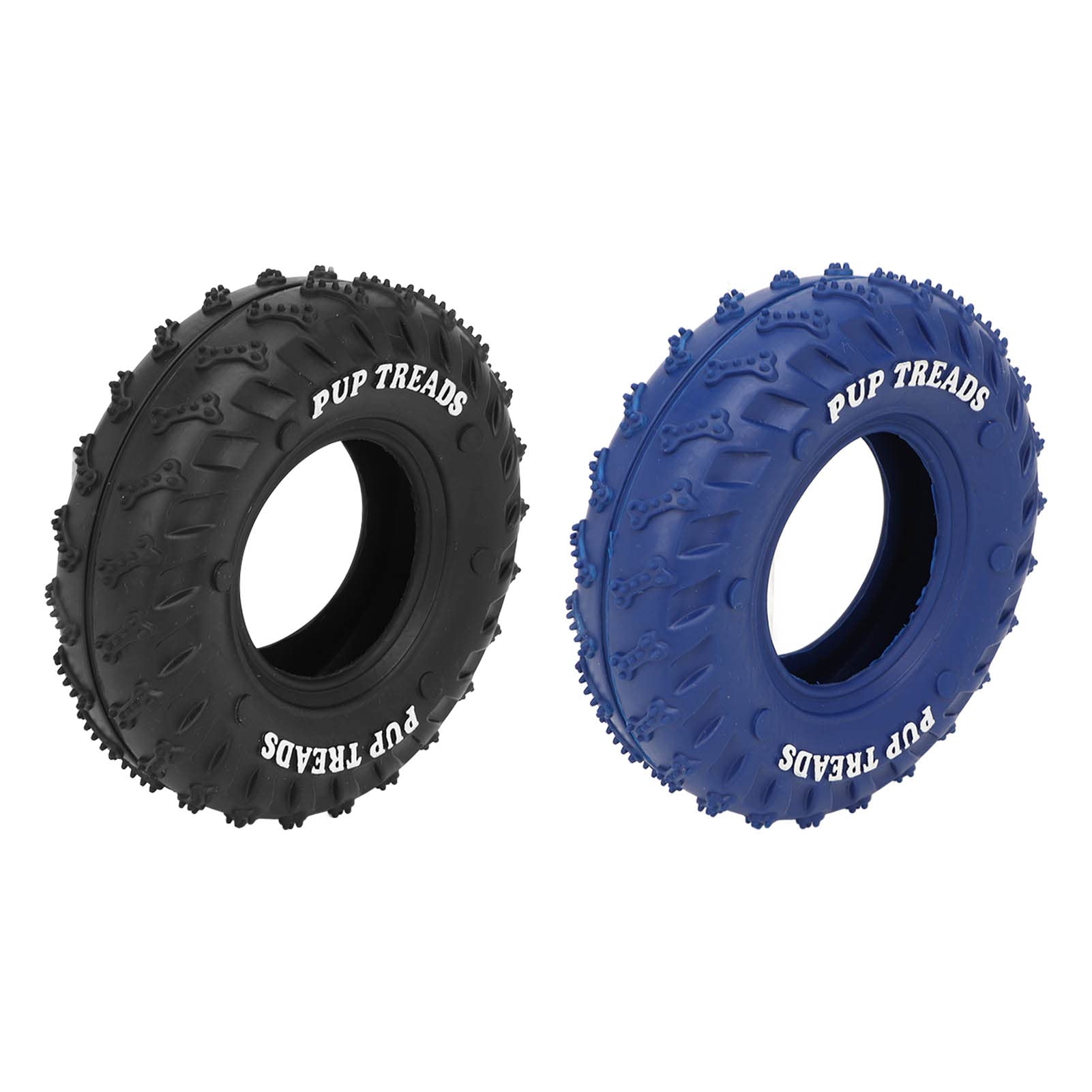 Dog Chew Ring Toy, Bite Resistant Rubber Tire Design for Aggressive Chewers, Teething Interactive Puppy Toy for Small Medium Large Dogs Outdoor Play