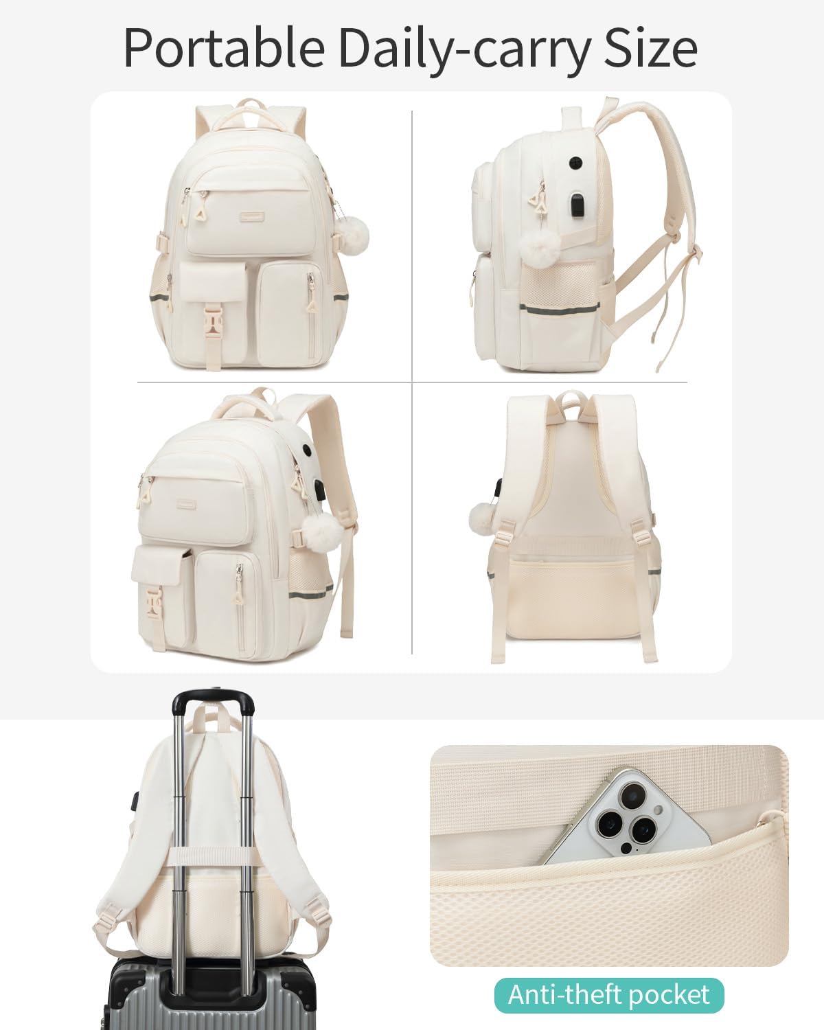 Backpack Girls School Bag Middle School