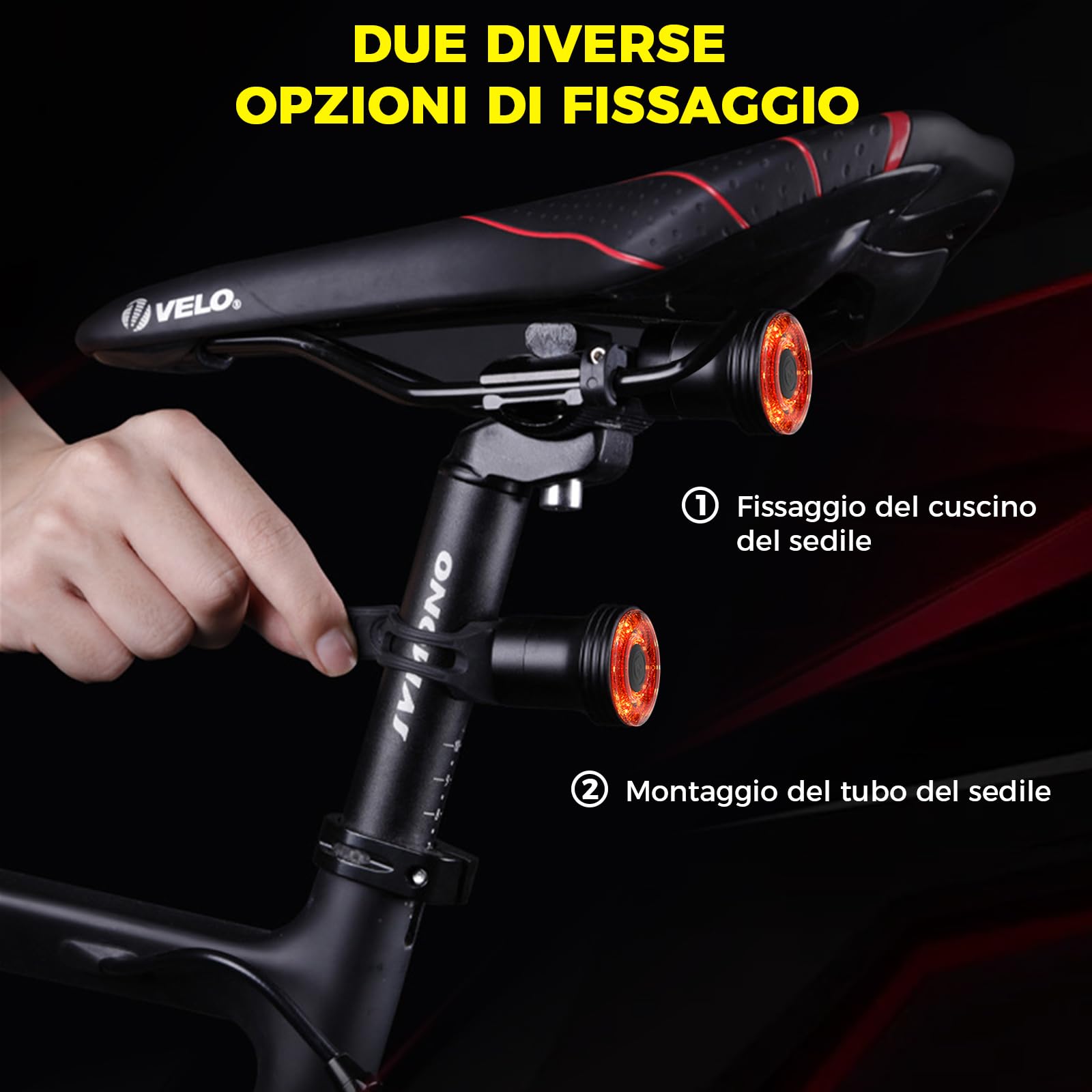 Parafanghi Per Mountain Bike Pieghevole - Set Anteriore/Posteriore, Per Bici 14-20 Pollici, Nero - Foto 6