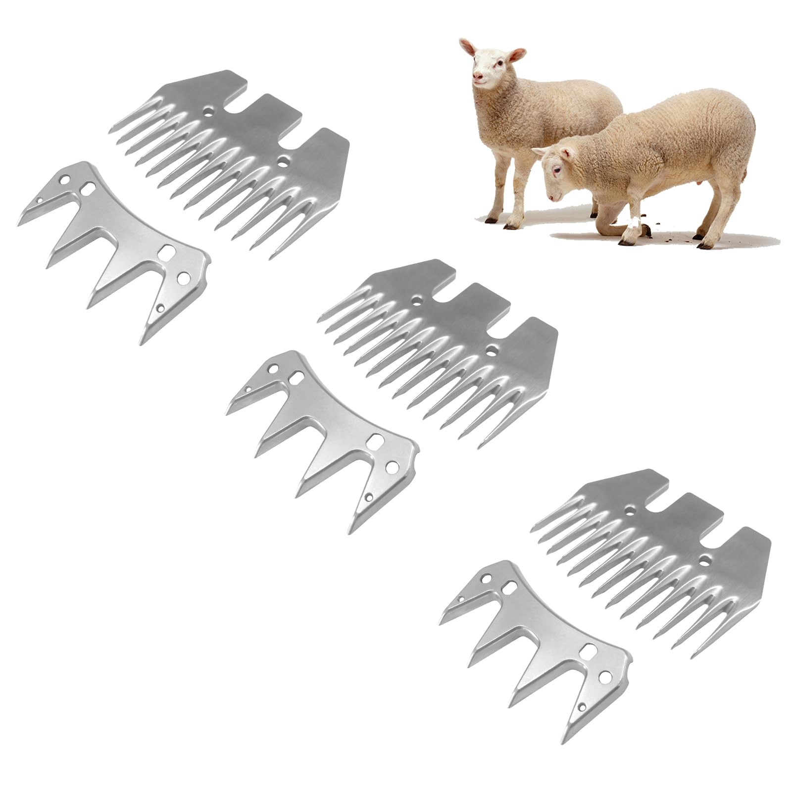 Photo 1 of 13 Tooth Sheep Grooming Clippers Replacement Blades for Thick Coat Animals