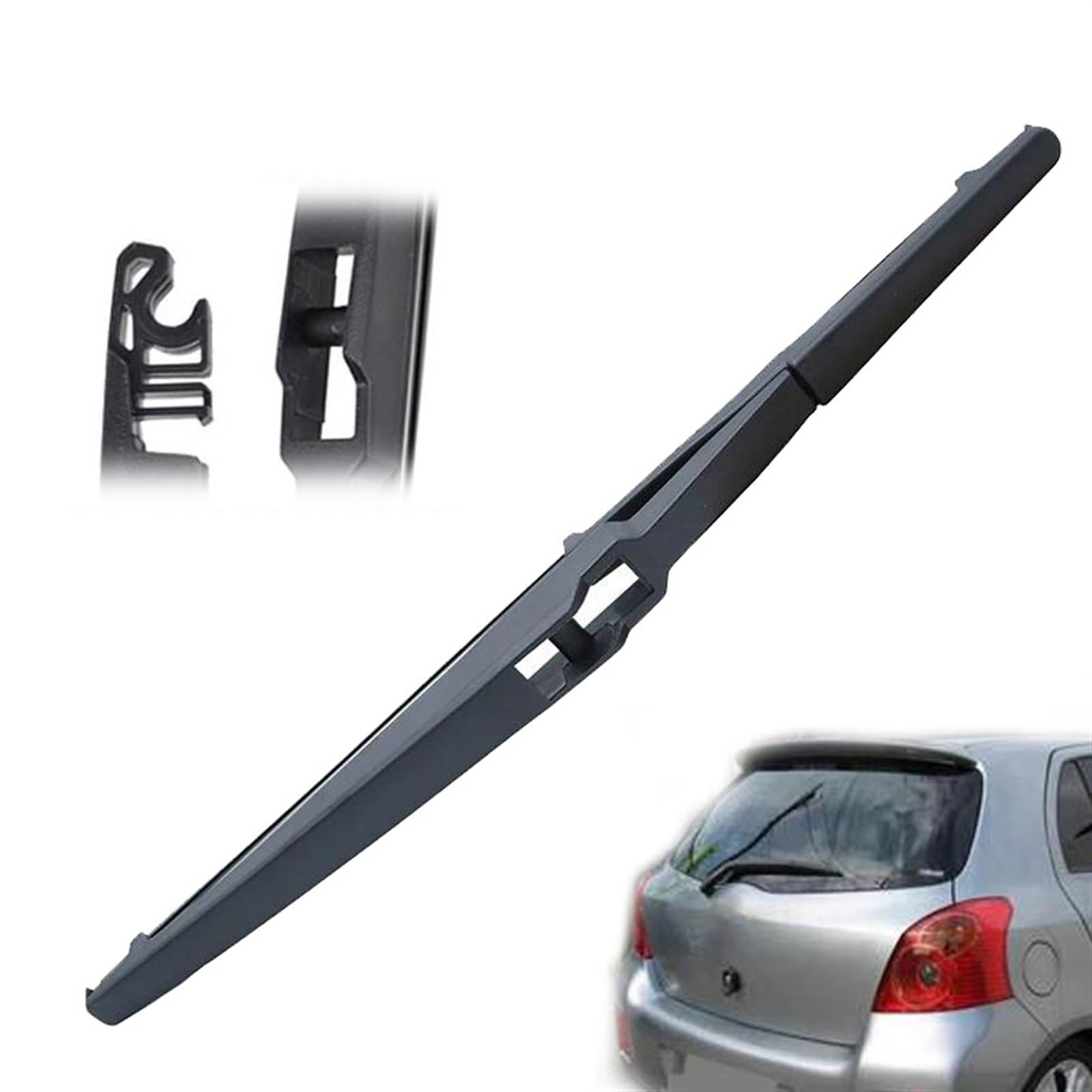 Essuie-glace arrière 12" résout les angles morts sur hayon Toyota Yaris 2 de 2005 à 2011