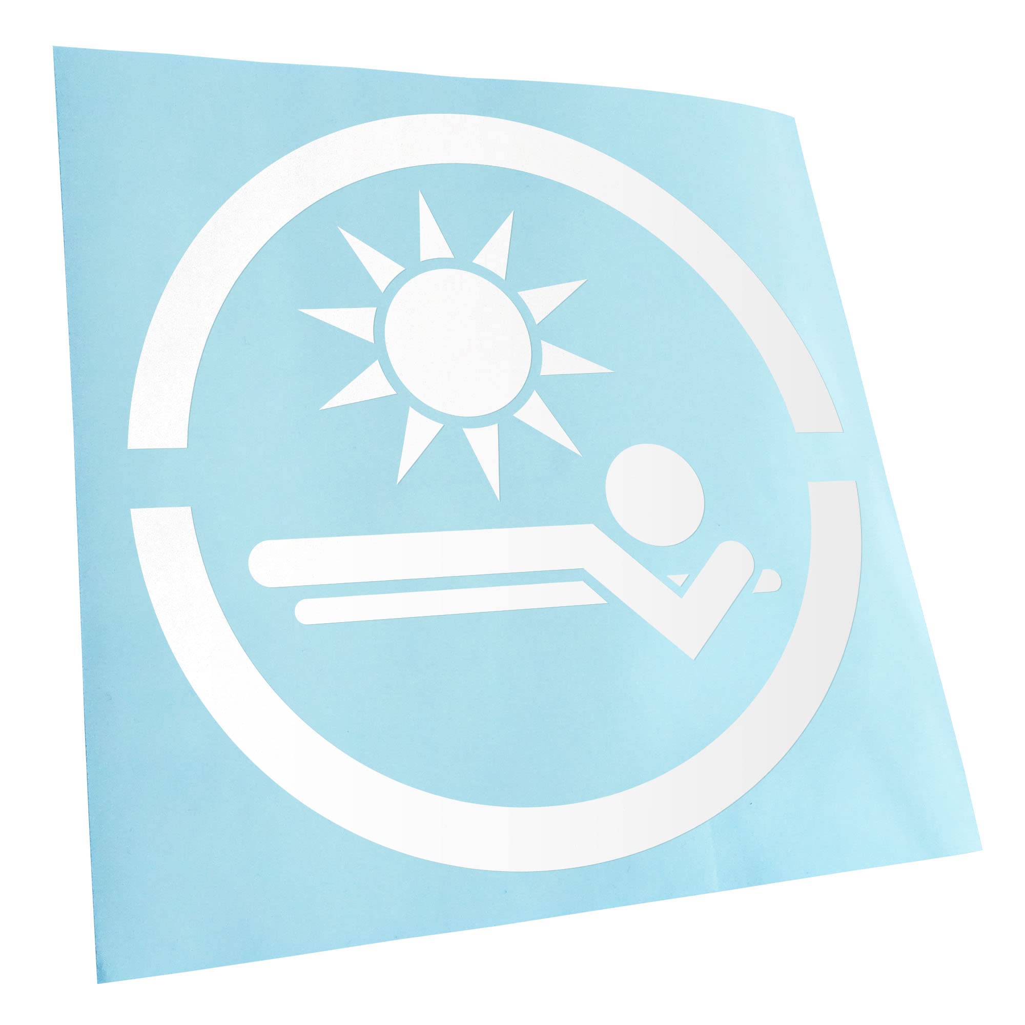 Kiwistar - Car Sticker – Sun Salon Sticker for Car, Laptop, Bike, Truck, Motorcycle, Multicolor, JDM Decal Racing