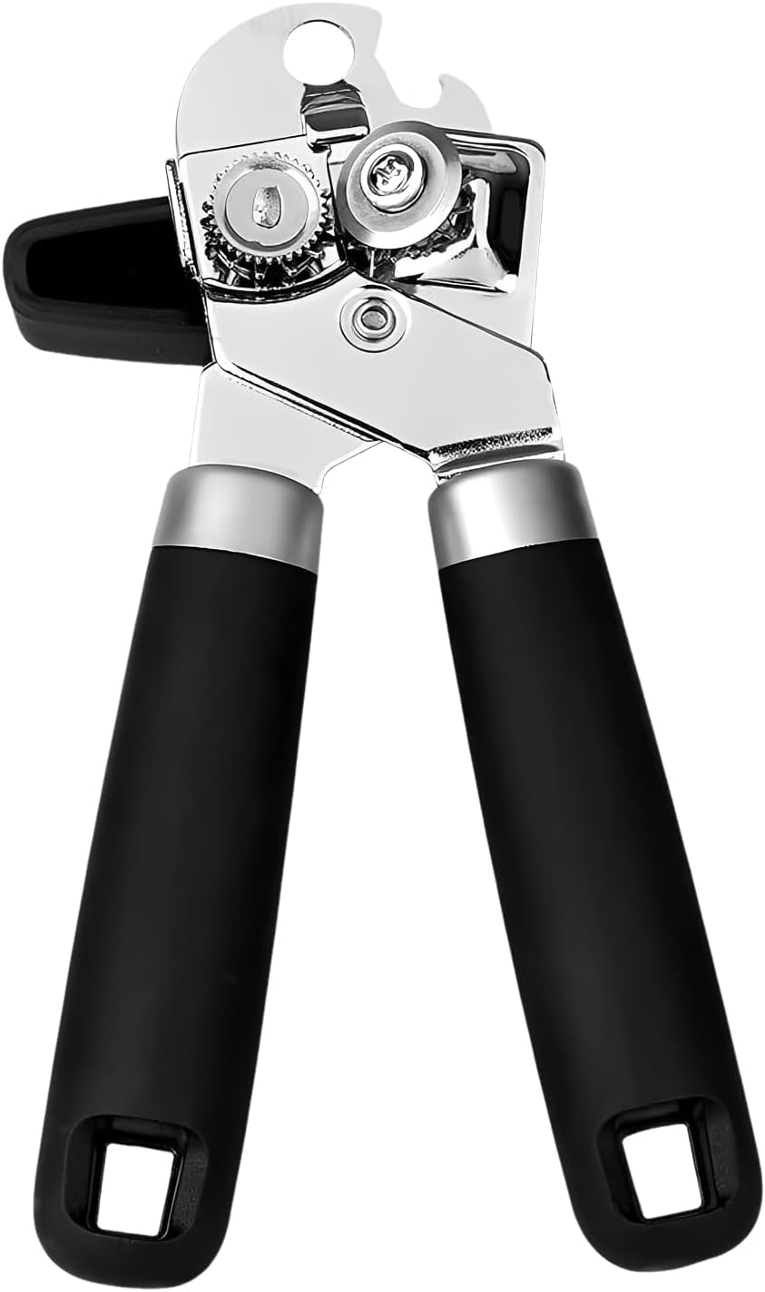 Manual Can Opener 410 Stainless Steel with Ergonomic Handle
