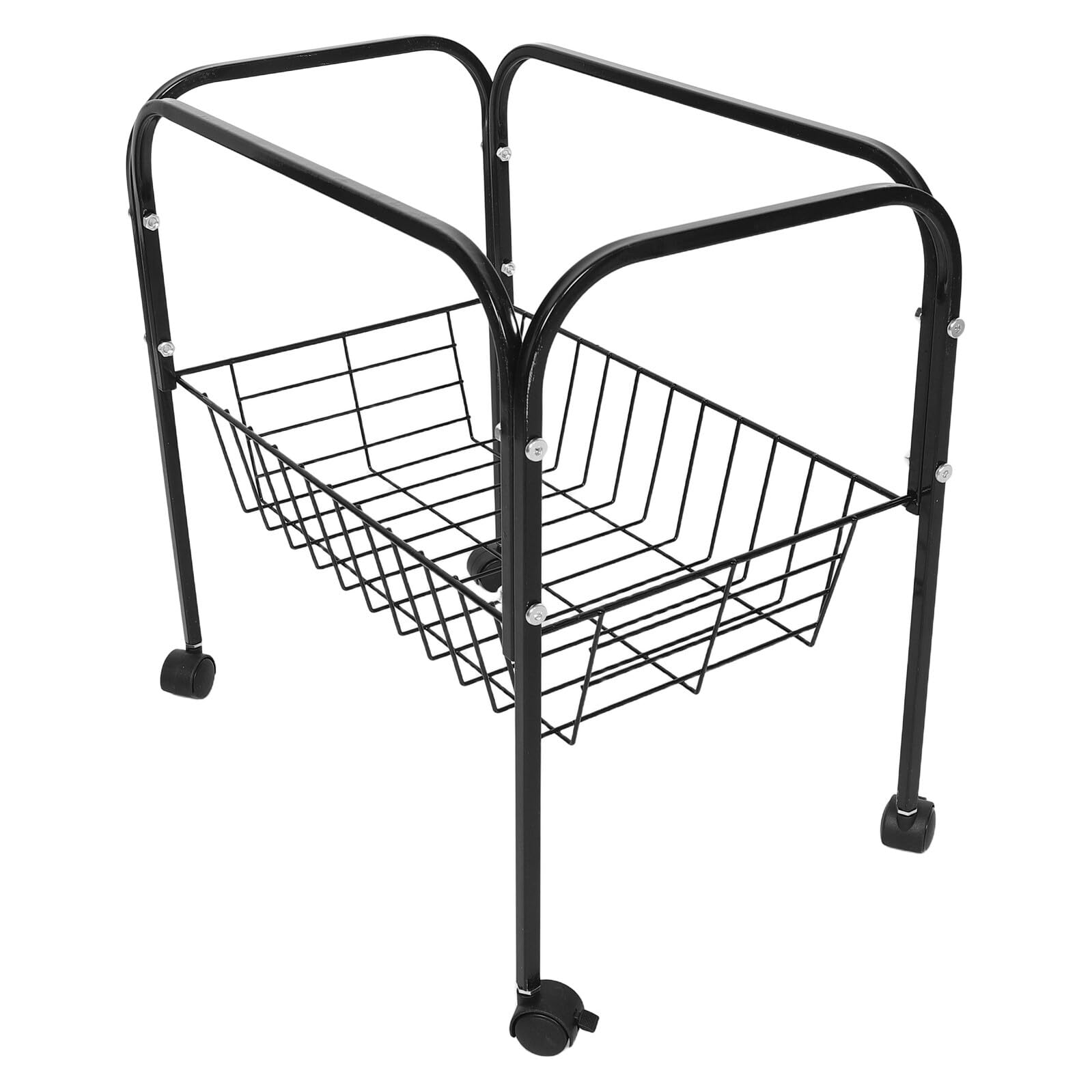 Support roulant pour cage à oiseaux avec étagère de rangement intégrée 45 cm