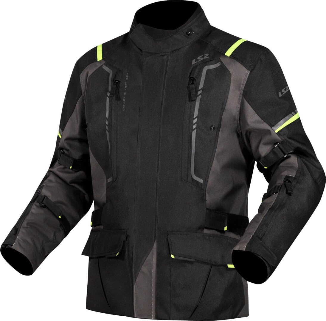 Veste de moto LS2 Narvik textile étanche pour rouler protégé et visible - 3