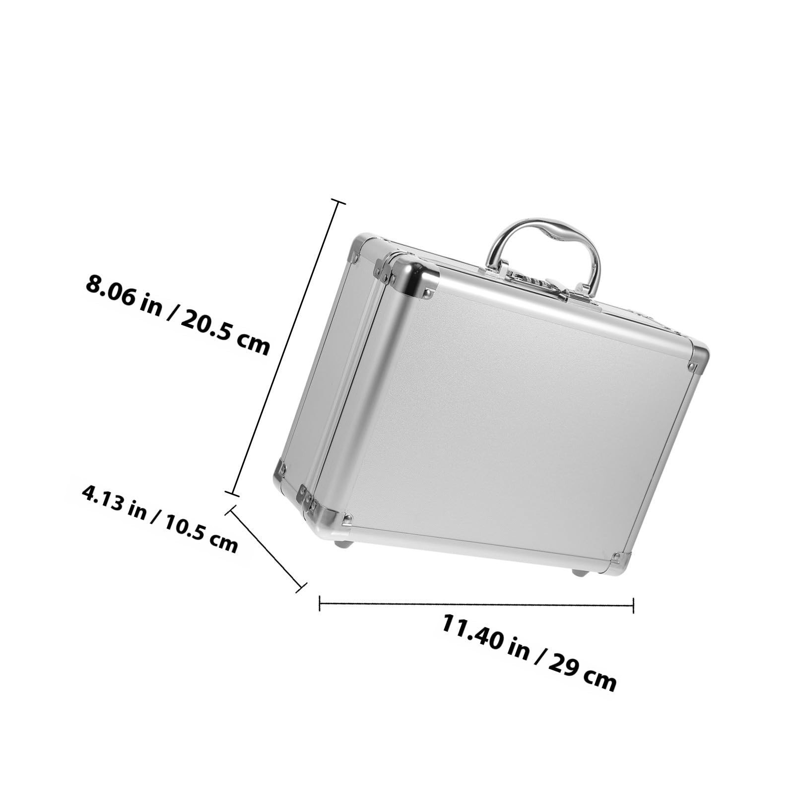 INOOMP Valigetta 24 Ore in Lega di Alluminio Manico e Design a Combinazione, Custodia Rigida per Protezione Superiore e Organizzatore di Strumenti per Negozi e Attività Outdoor