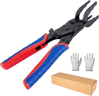 Disconnect Tongs Tool for Push to Connect Fittings,Multi-Sized Removal Tool for Demount Brass Push Fit Fitting,Disconnect Clamp for 1/2 Inch 3/4 Inch 1 Inch Plastic PEX CPVC Copper Pipe