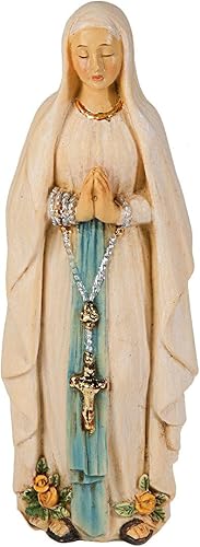 Miniatura 3 de Pequeña estatua católica de resina sólida pintada a mano de San Mateo de 4 pulgadas