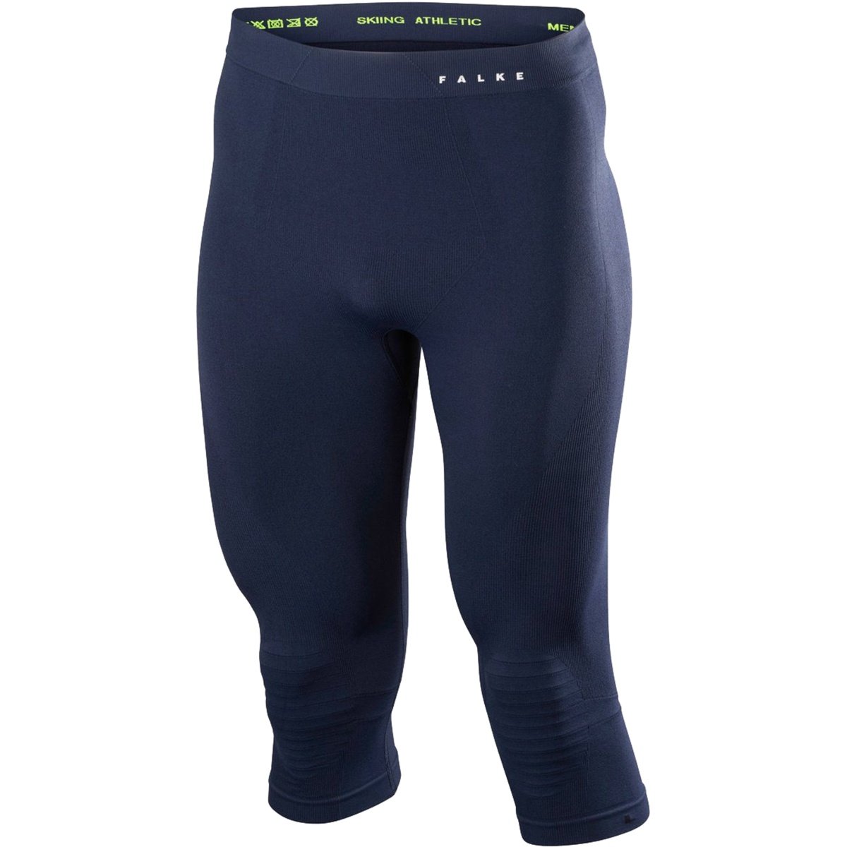 FALKE Hombre Warm 3/4 Mallas técnicas Deportivas Cortas para temperaturas de Suaves a frías Ropa Interior Funcional cálida Secado rápido Transpirable sostenible Hilo Funcional 1 Pieza